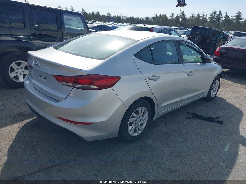 2018 HYUNDAI ELANTRA VIN: 5NPD74LF6JH297204