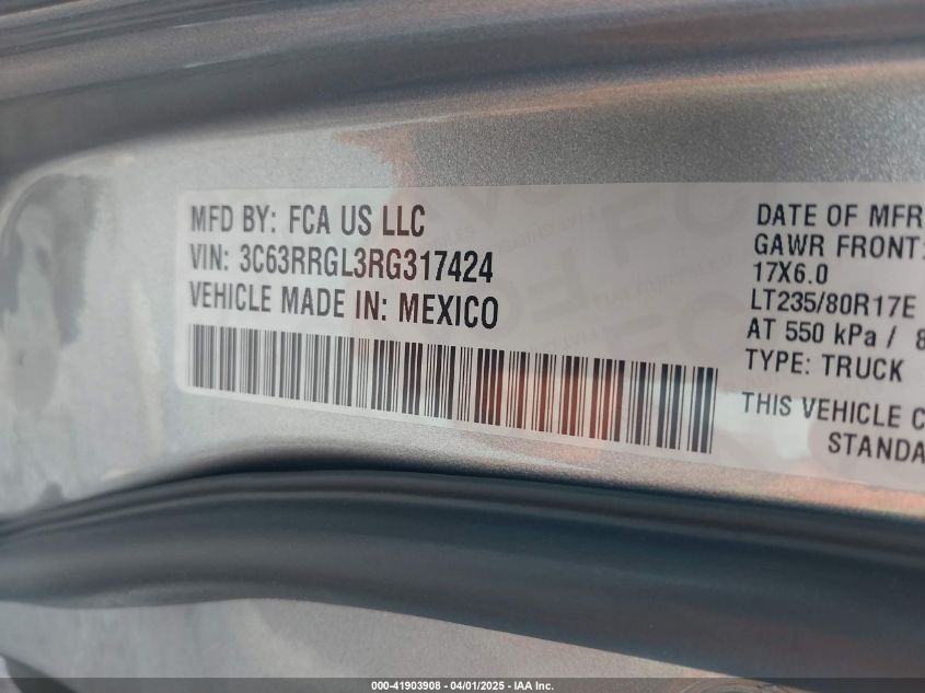 2024 Ram 3500 - 3C63RRGL3RG317424