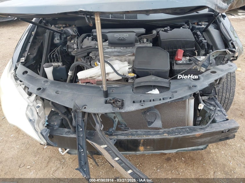 2012 TOYOTA CAMRY VIN: 4T1BF1FK0CU520424