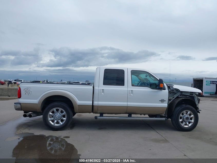 2013 Ford F-250 Lariat VIN: 1FT7W2BT2DEA15365 Lot: 41903922