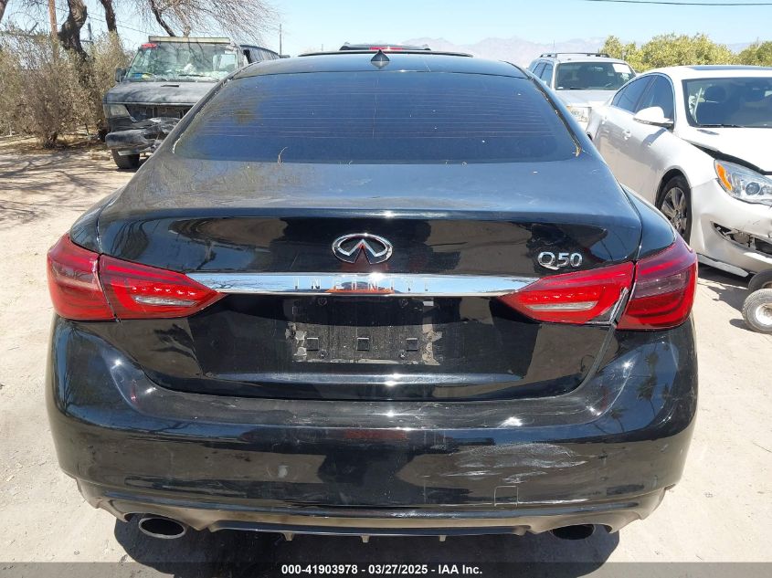2019 Infiniti Q50 3.0T Luxe VIN: JN1EV7AP6KM511707 Lot: 41903978
