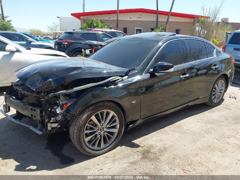 2019 Infiniti Q50 3.0T Luxe VIN: JN1EV7AP6KM511707 Lot: 41903978