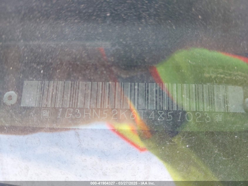 1996 Oldsmobile 88 Ls VIN: 1G3HN52K6T4851023 Lot: 41904327