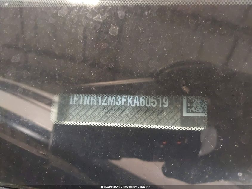 2015 Ford Transit-250 VIN: 1FTNR1ZM3FKA60519 Lot: 41904512