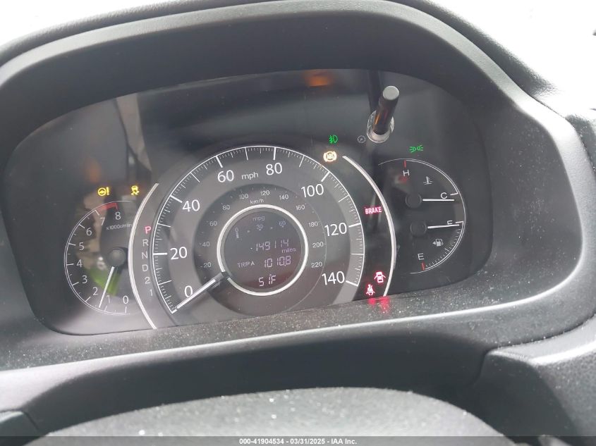 2013 Honda Cr-V Ex-L VIN: 5J6RM3H78DL001622 Lot: 41904534