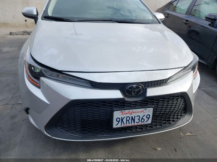2020 Toyota Corolla Le VIN: JTDEPRAE0LJ080690 Lot: 41905637