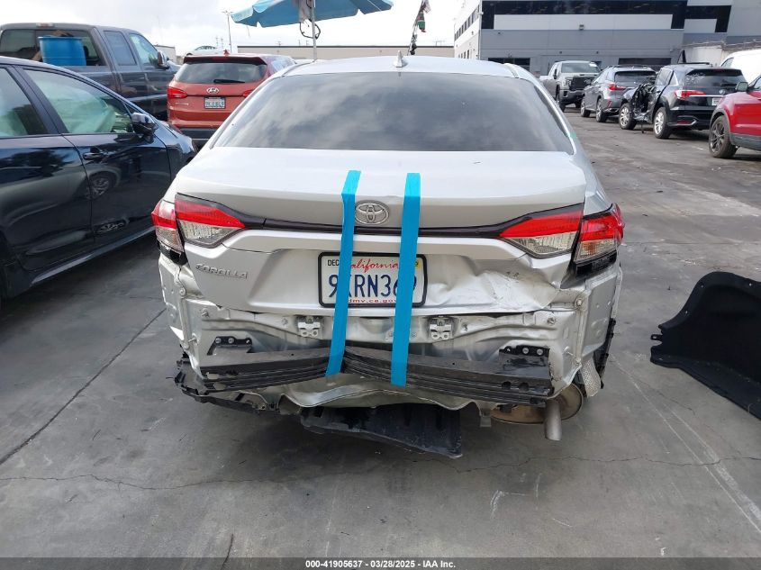 2020 Toyota Corolla Le VIN: JTDEPRAE0LJ080690 Lot: 41905637