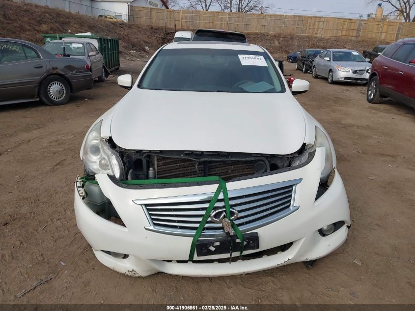2011 Infiniti G37X VIN: JN1CV6AR5BM351287 Lot: 41905861