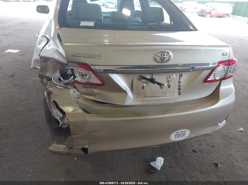 2011 TOYOTA COROLLA VIN: 2T1BU4EE3BC543537