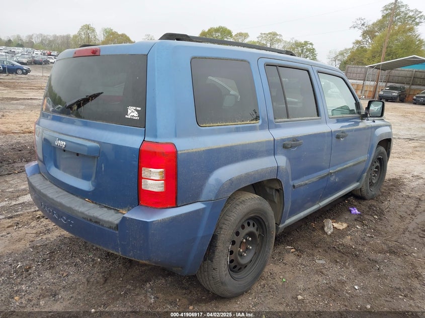 2007 JEEP PATRIOT VIN: 1J8FT28W67D336432