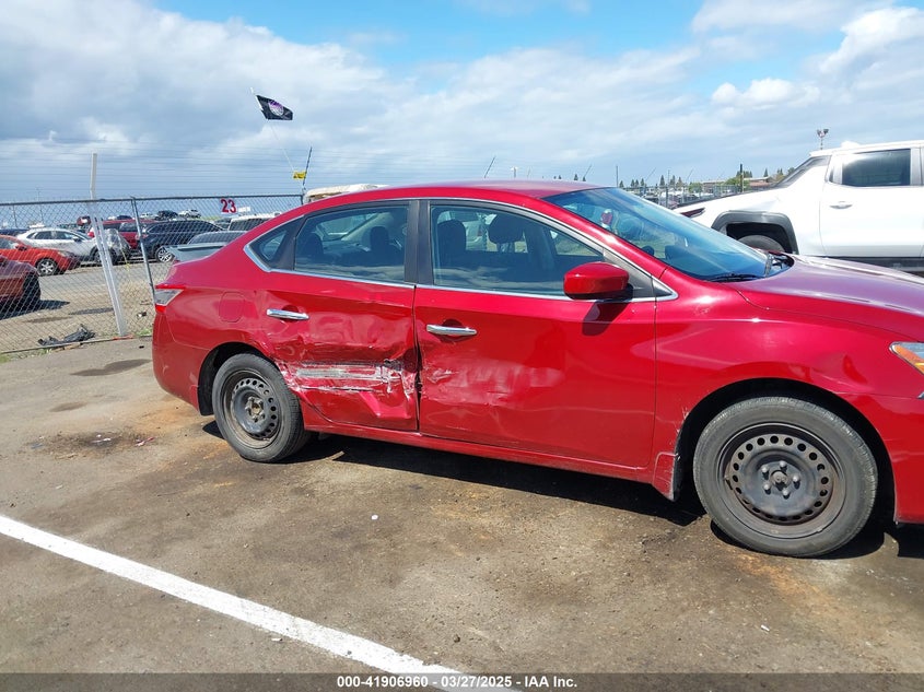 2014 NISSAN SENTRA VIN: 3N1AB7AP0EY326075