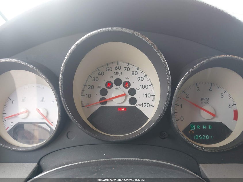 2007 DODGE CALIBER VIN: 1B3HB48B67D516782