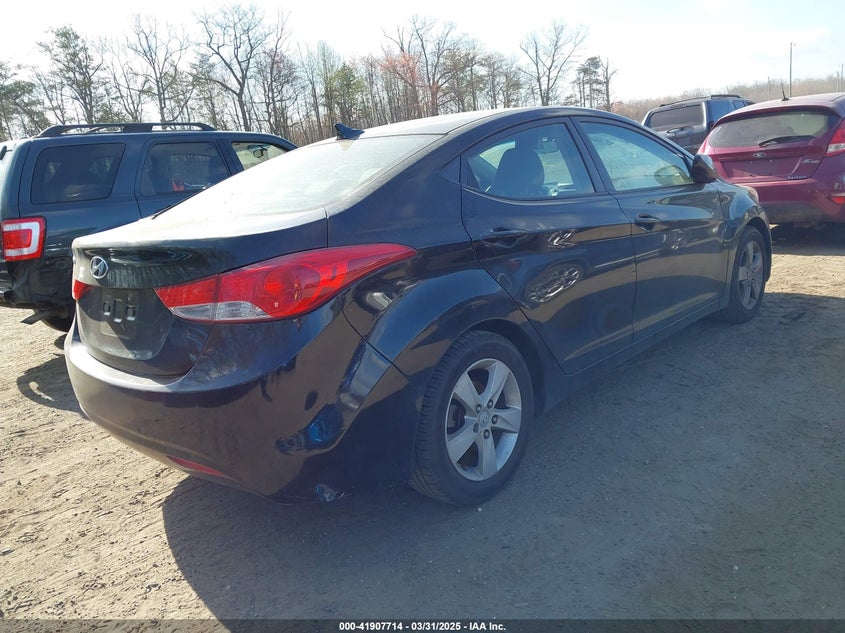 2011 HYUNDAI ELANTRA VIN: KMHDH4AE7BU096521