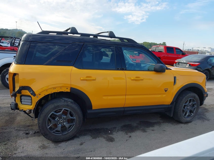 2022 Ford Bronco Sport Badlands VIN: 3FMCR9D92NRD09701 Lot: 41908500