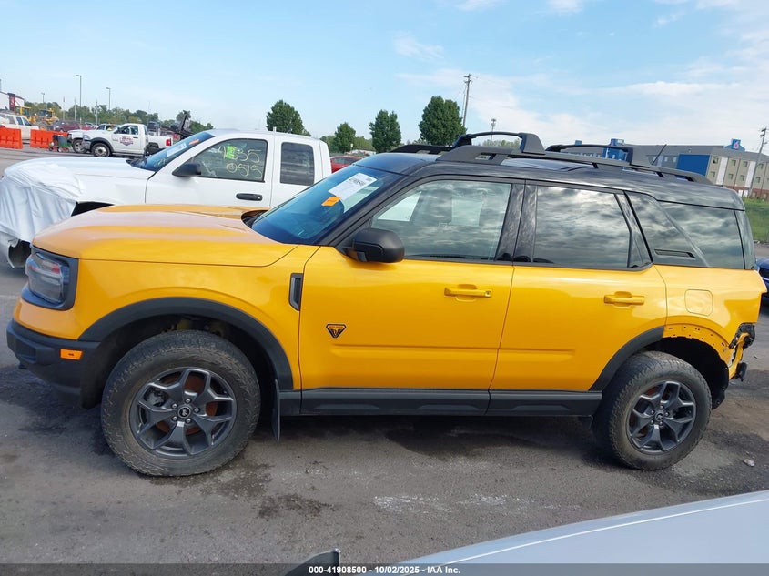 2022 Ford Bronco Sport Badlands VIN: 3FMCR9D92NRD09701 Lot: 41908500