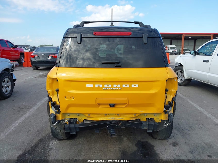 2022 Ford Bronco Sport Badlands VIN: 3FMCR9D92NRD09701 Lot: 41908500