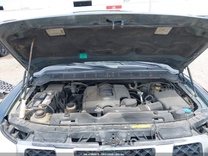 2004 Nissan Pathfinder Armada Le VIN: 5N1AA08B44N711907 Lot: 41908979