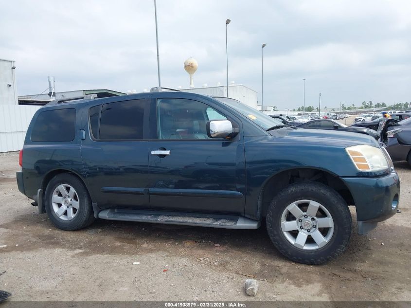 2004 Nissan Pathfinder Armada Le VIN: 5N1AA08B44N711907 Lot: 41908979
