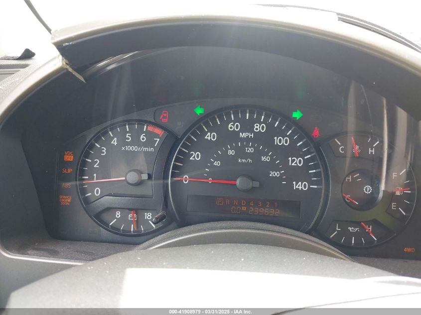 2004 Nissan Pathfinder Armada Le VIN: 5N1AA08B44N711907 Lot: 41908979