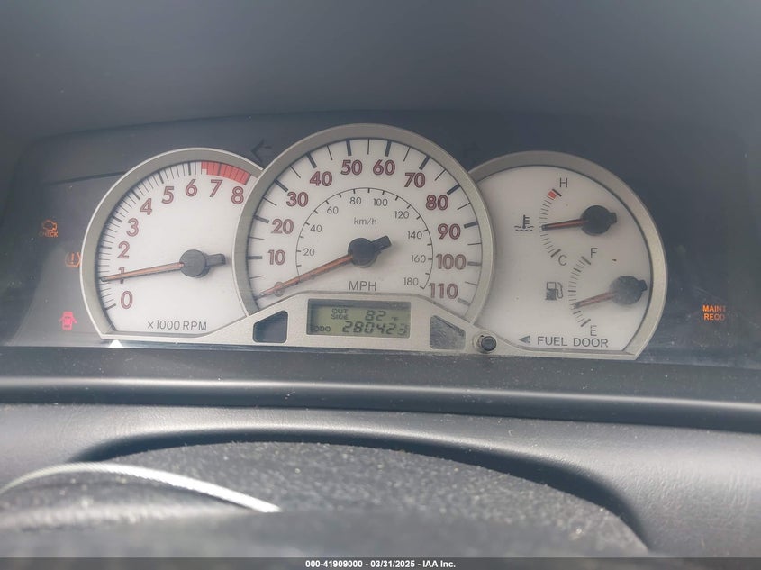 2008 TOYOTA COROLLA VIN: 2T1BR32E08C910256