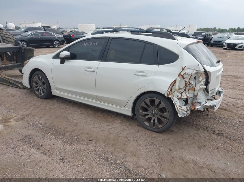 Vin: jf1gpaz62f8229822, lot: 42400589, subaru impreza 2.0i sport limited 20153