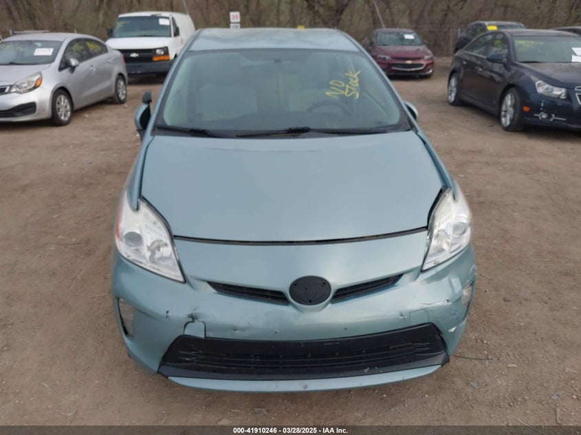 2013 TOYOTA PRIUS VIN: JTDKN3DU2D5629440