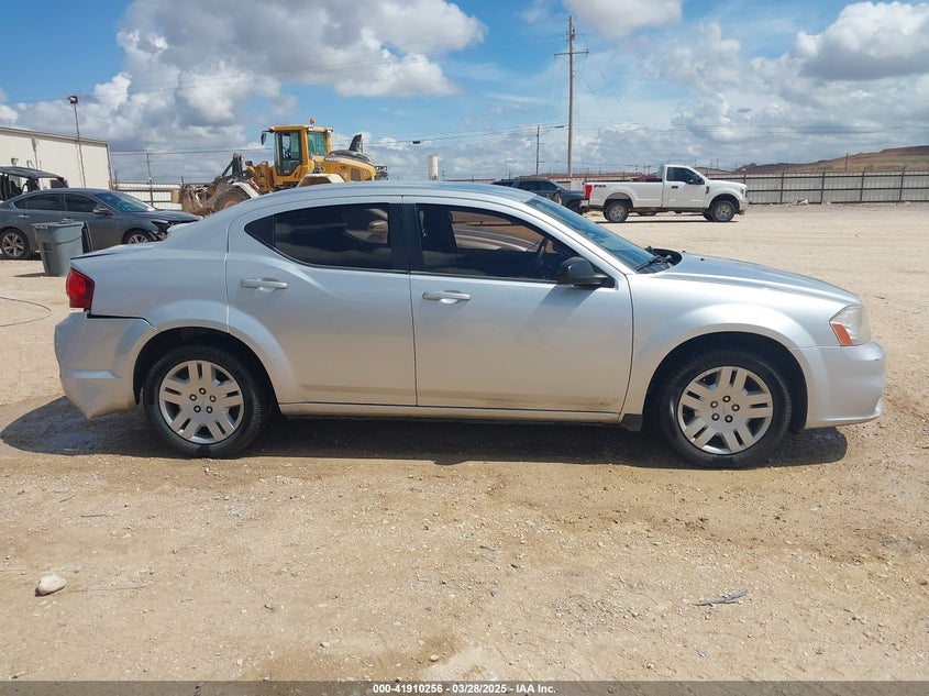 2012 DODGE AVENGER VIN: 1C3CDZAB0CN168254