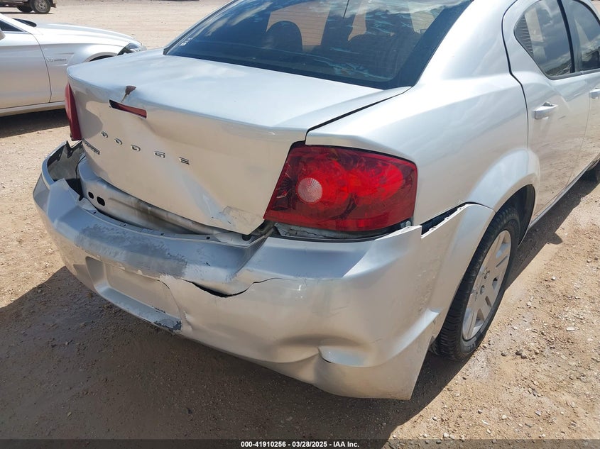 2012 DODGE AVENGER VIN: 1C3CDZAB0CN168254