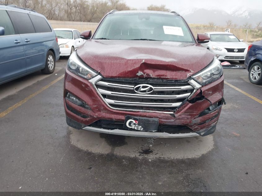 2017 Hyundai Tucson Limited VIN: KM8J3CA23HU498434 Lot: 41910358