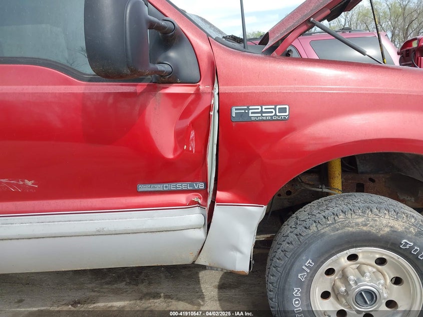 2001 Ford F-250 Lariat/Xl/Xlt VIN: 3FTNW21F11MA56059 Lot: 41910547