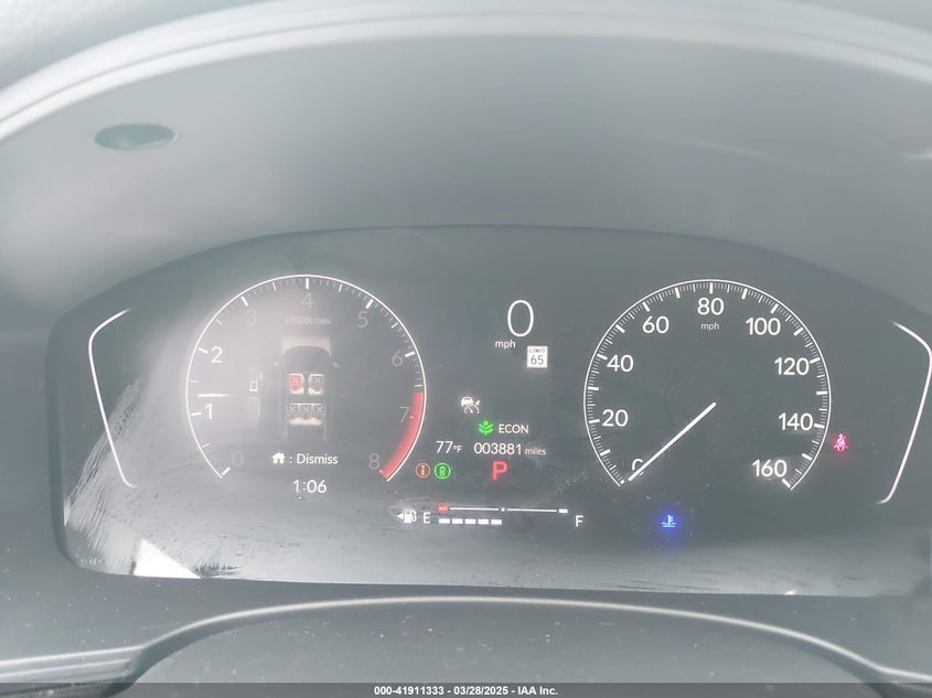 2025 HONDA CIVIC VIN: 19XFL2H88SE006758