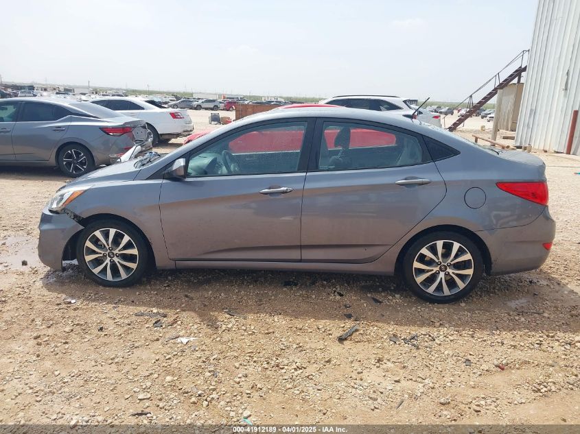 2017 Hyundai Accent Value Edition VIN: KMHCT4AEXHU320738 Lot: 41912189