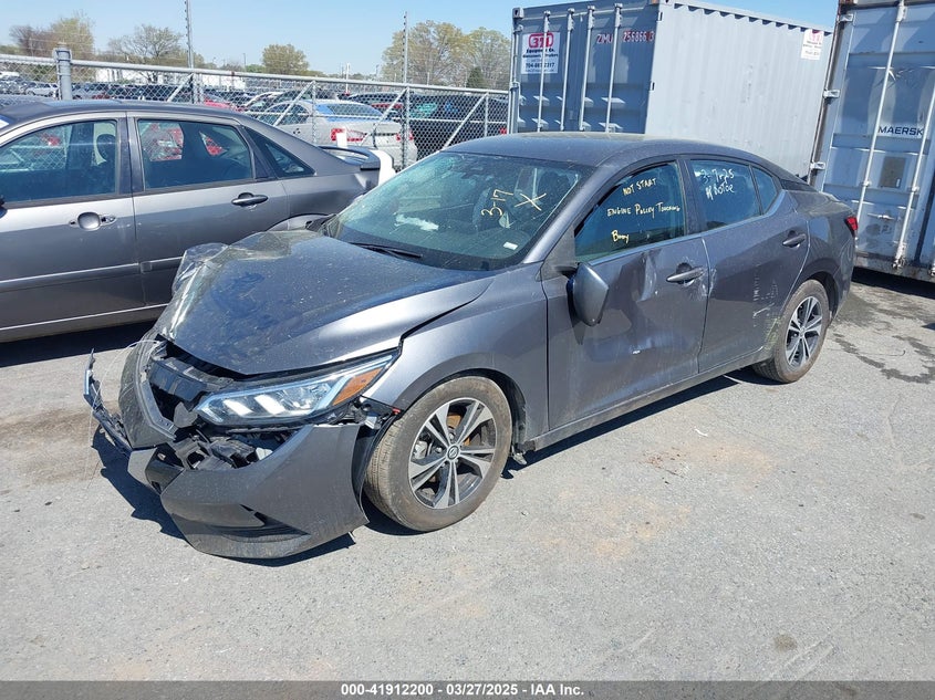 2022 NISSAN SENTRA auction photo 2