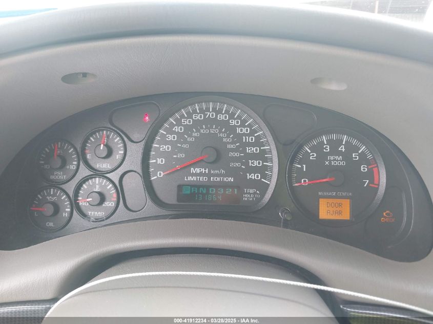 2004 Chevrolet Impala Ss Supercharged VIN: 2G1WP521149278838 Lot: 41912234