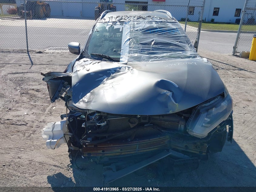 2017 Nissan Rogue Sv VIN: KNMAT2MT7HP559334 Lot: 41913965