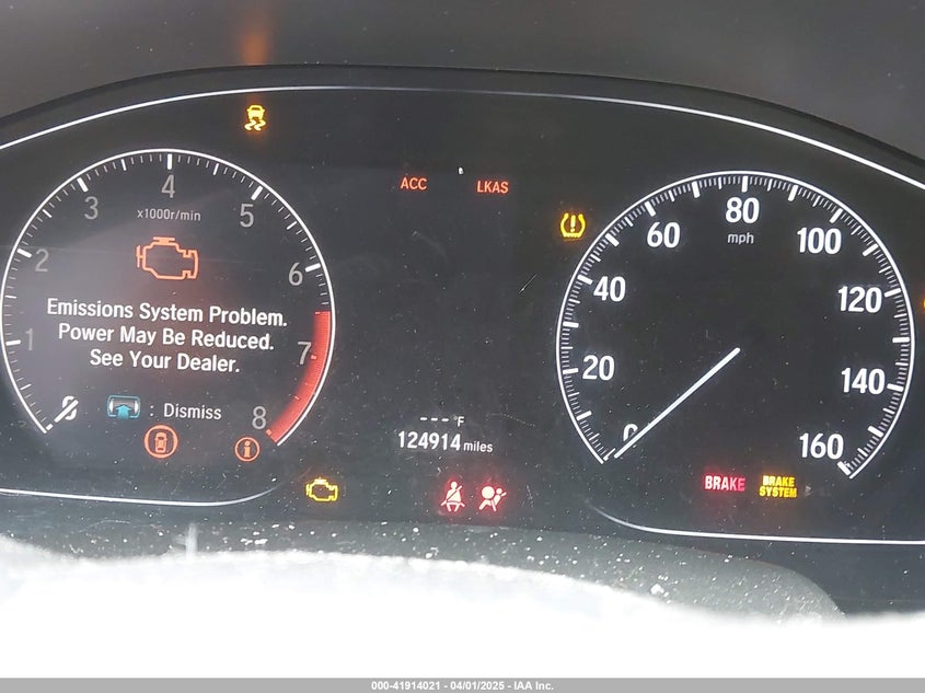 2019 HONDA ACCORD VIN: 1HGCV1F31KA069834