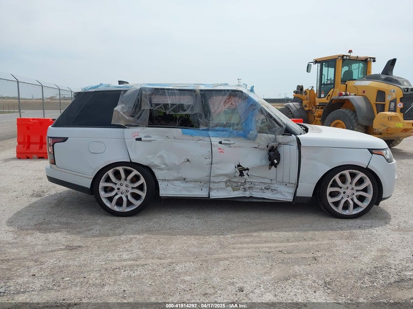 2017 Land Rover Range Rover 3.0L V6 Supercharged Hse VIN: SALGS2FV7HA354684 Lot: 41914292
