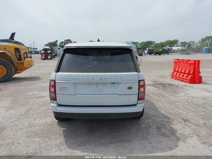 2017 Land Rover Range Rover 3.0L V6 Supercharged Hse VIN: SALGS2FV7HA354684 Lot: 41914292
