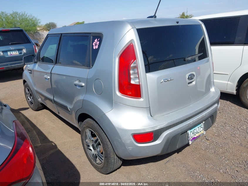 2012 KIA SOUL VIN: KNDJT2A52C7437012