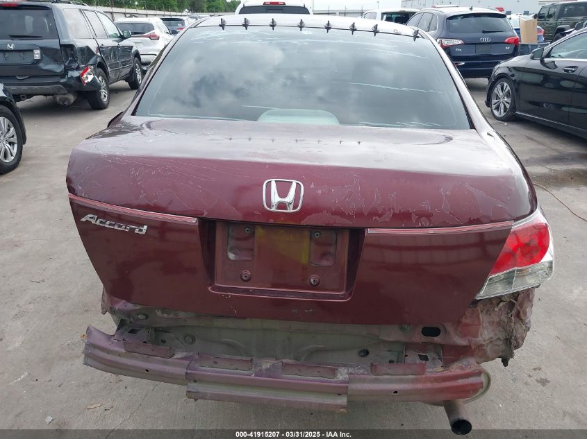 2010 Honda Accord VIN: 1HGTP2F35AA109475 Lot: 41915207