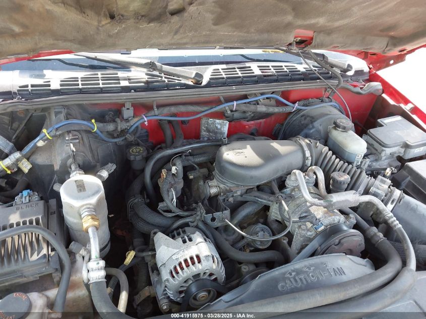 1999 Chevrolet S-10 Ls VIN: 1GCCS19X2X8185029 Lot: 41915975