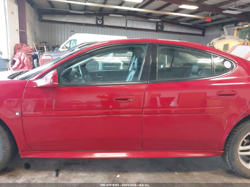 2006 Pontiac Grand Prix Gt VIN: 2G2WR554X61308965 Lot: 41916161