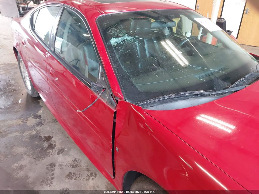 2006 Pontiac Grand Prix Gt VIN: 2G2WR554X61308965 Lot: 41916161