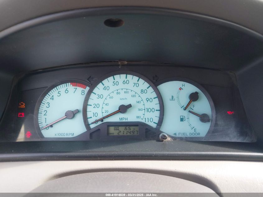 2003 Toyota Corolla Le VIN: JTDBR32E130034476 Lot: 41916539