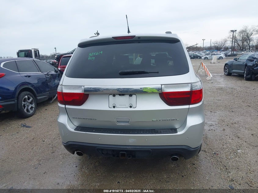 2011 DODGE DURANGO VIN: 1D4SD5GT0BC592952