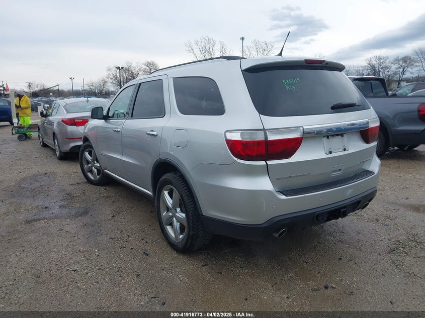 2011 DODGE DURANGO VIN: 1D4SD5GT0BC592952