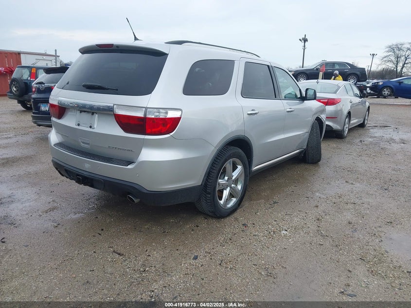 2011 DODGE DURANGO VIN: 1D4SD5GT0BC592952