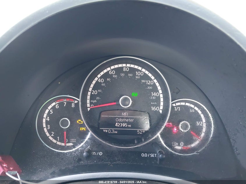 2016 VOLKSWAGEN BEETLE VIN: 3VW507AT8GM801206