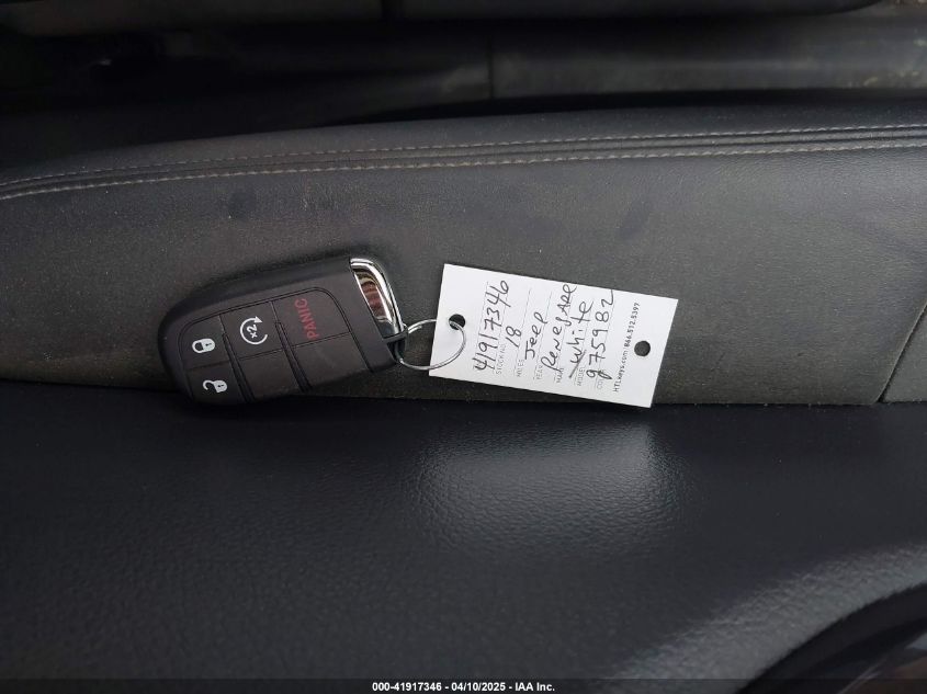 2018 Jeep Renegade Limited 4X4 VIN: ZACCJBDBXJPG75982 Lot: 41917346