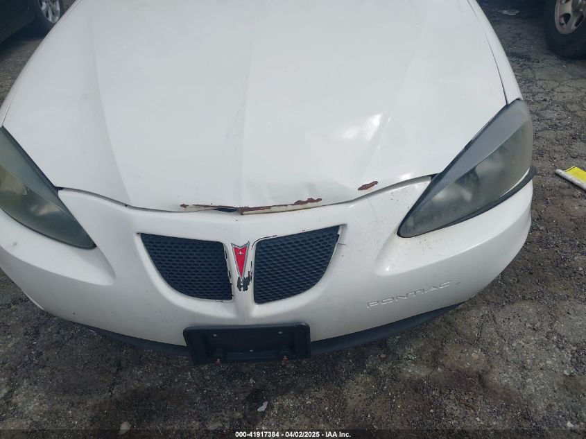 2006 Pontiac Grand Prix VIN: 2G2WP552861265649 Lot: 41917384